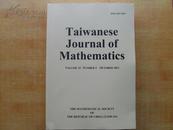Taiwanese Journal of Mathematics[VOLUME15 NUMBER5  OCTOBER 2011]（数学期刊）【英文版】【内页干净】