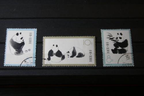 熊猫邮票，海外回流，保真