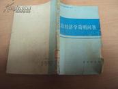 马克思主义基本原理小丛书：政治经济学简明问答 84年一版一印