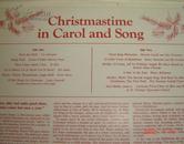 christmastime in carol and song 圣诞节颂歌歌曲【1968年美国原版：大黑胶唱片＋封套 】