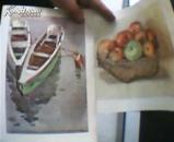 静物水彩写生散页 16开1-8无封套 8张 50-60年代