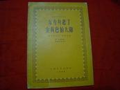 中央音乐学院创作丛刊 东方升起了金黄色的太阳 1958年1版1印 印量1500册