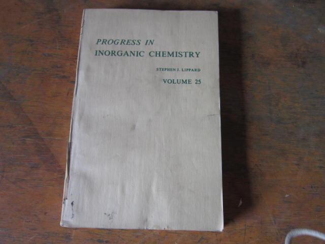 PROGRESS IN INORGANIC CHEMISTRY:无机化学进展 第25卷（英文书）