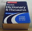 Collins Pocket Dictionary & Thesaurus in colour Three books in one