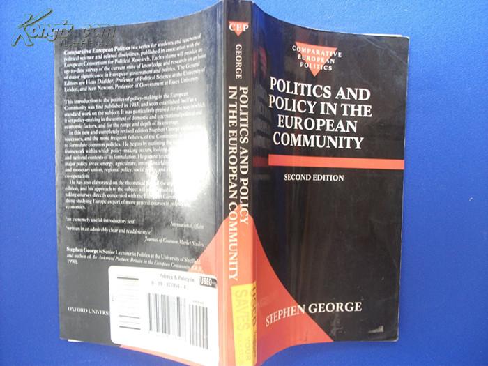 POLITICS AND POLICY IN THE EUROPEAN COMMUNITY