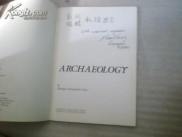 A RCHAEOLOGY(签名书 见书影）