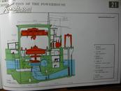 丹江口水利枢纽 画册,长30宽21厘米,16页,中英文对照,分枢纽简介.照片.图纸三部分
