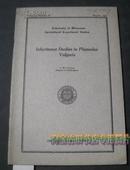 Inheritance Studies in Phaseolus Vulgaris（University of Minnesota Agricultural Experiment Station ）/在菜豆传承研究