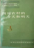 四川农村的今天和明天—四川农村经济社会发展战略研究（86年1版1印，私藏完整无章无笔迹）