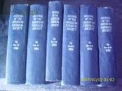7279《美国化学会会志》别名《美国化学会月刊》总76卷英文版1954年全24期（少19-21）（国内影印）6巨册精装