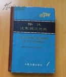 法汉汽车技术词典【精装32开1093页】馆藏 1980年6月1版1印