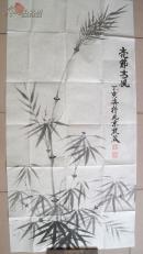 济南市书协理事，中国历史博物馆特邀书画师张启荣“髙节亮凤”竹国画