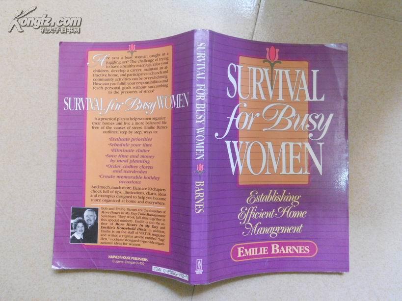 A66719《SURVIVAL FOR BUSY WOMEN》翻译：生存忙碌的妇女