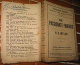 TAUCHNITZ  EDITION COLLECTION OF BRITISH AND AMERICAN AUTHORS :THE PASSIONATE FRIENDS   [ 热情的朋友  威尔斯著] 毛边本   1913年版