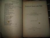 TAUCHNITZ  EDITION COLLECTION OF BRITISH AND AMERICAN AUTHORS :TALES OF SPACE AND TIME    [故事的时间和空间 威尔斯著] 毛边本  1900年版