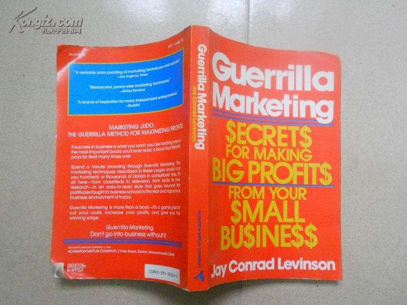 A66998《GUERRILLA MARKETING》翻译：游击营销