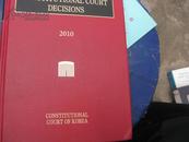 CONSTITUTIONAL COURT DECISIONS2010宪法法院的决定英文原版