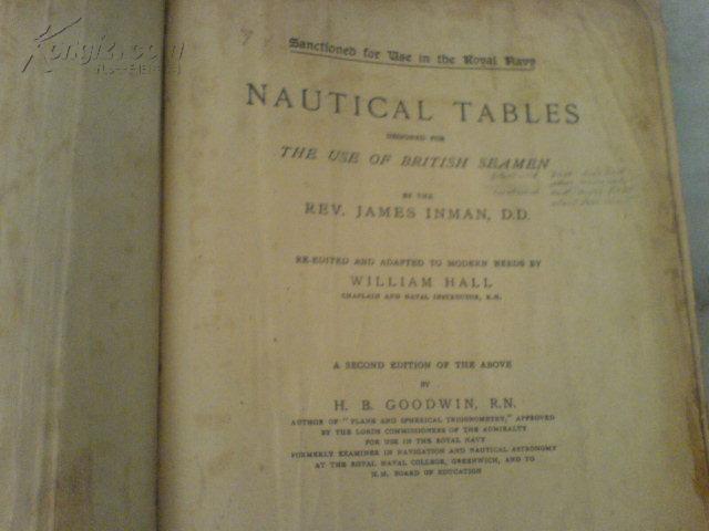 Nautical Tables