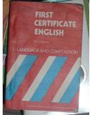 First Certificate English（英文原版影印本，剑桥英语初级教程・第一册：语言与作文
