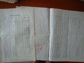 1955年定襄县文教局关于举办小学语文教师标准语语音训练的通知  附参训人员花名