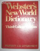 美国进口原装辞典 韦氏新世界词典 （第三版）Webster\'s New World Dictionary  Third  College Edition