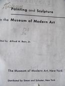 1948年美国原版：Painting and Sculpture in the Museum of Modern Art（现代艺术博物馆藏绘画与雕塑，稀见）