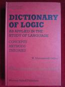 Dictionary of Logic as Applied in the Study of Language: Concepts / Methods / Theories