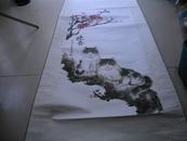 于友珍国画：迎春（35X76）CM【保真】