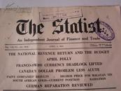 外文原版报纸 THE STATIST 1948年4月3日 第3656期 小8开平装本