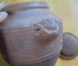 民国时期的紫砂茶叶罐  包老 完整