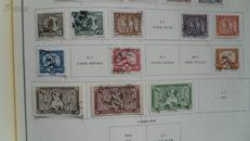 1931年法属印度支那邮票印度支那风光阿普萨拉女神面值1S