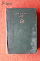 The Forsyte Saga  诺贝尔文学奖获得者 高尔斯华绥 《福尔赛世家》原版全套  布面精装 封面、书脊烫金