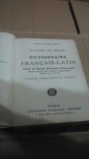 《DICTIONNAIRE FRANCAIS - LATIN》1929年出版