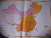 初中地理教学挂图（图53）：中国气候类型（尺寸：75x52厘米）