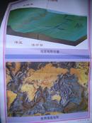 初中地理教学挂图（图9）：海底地形（尺寸：75x52厘米）