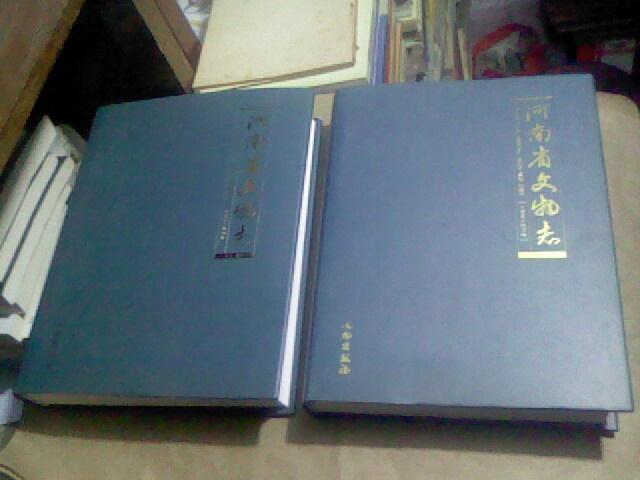 河南省文物志（上下，全二巻）（大16开精装本，2009年1版1印，原价1200元）