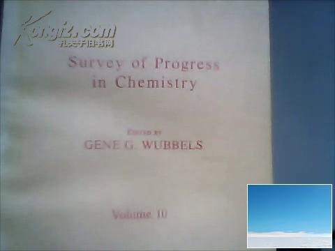 Survey of Progress in Chemistry （化学进展评述）第10卷 英文版