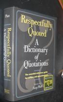 Respectfully Quoted: A Dictionary of Quotations