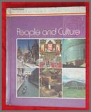 PEOPLE AND CULTURE <人与文化>英文原版 大24开精装 多彩色图片