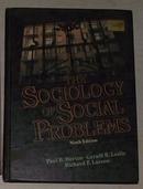 英文原版 The Sociology of Social Problems [Hardcover] Gerald R. Leslie Paul B. Horton 著 第九版