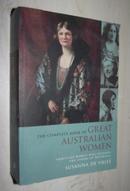 英文原版 The Complete Book of Great Australian Women by Susanna de Vries
