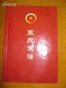 王氏宗谱（佳县大佛寺乡王家坂村一带。辈字：仕兴国见义元希尔天家堂廷维世生）