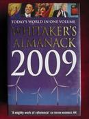 Whitaker's Almanack 2009（英语原版 精装本）惠特克年鉴2009年