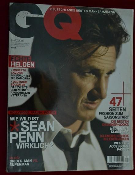 GQ  2008/03  绅士杂志   德  Conde Nast Verlag Printed in Germany