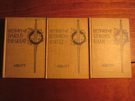 Abbott 作品3本：History of Genghis Khan成吉思汗传1901,History of Darius the Grea1899t大流士传, History of Hernando Cortez1899科特斯传