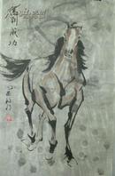 中国美术家协会会员 郎军国画（96x58cm ）　