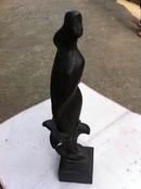 铜 少女雕塑 高40cm
