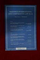 Hastings International and Comparative Law Review 2009 Winter VOL.32 NO.1 