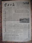 223.云南日报，1965年10月5日，规格8开4版，9品。学大寨等。