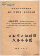 一版一印•1984.06•中学历史教学参考挂图•义和团运动时期反帝斗争图